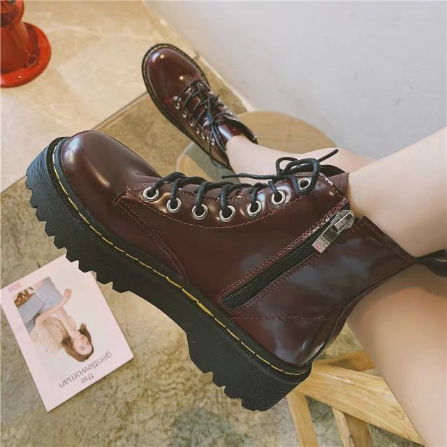Boots cao cổ kèm khóa kéo tiện lợi,hàng lẻ sz