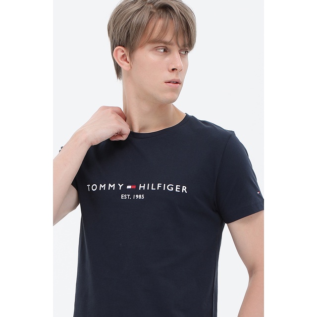 Áo thun nhập Hàn Tommy Tee Flag Logo Tshirt 1985