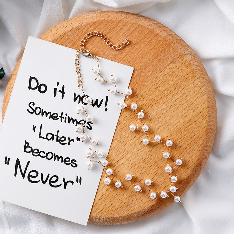 [Mã FASHIONCB231 hoàn tối đa 30K xu đơn 99K] COD CHDM Vòng cổ ngắn đính hạt ngọc trai giả dành cho nữ | BigBuy360 - bigbuy360.vn