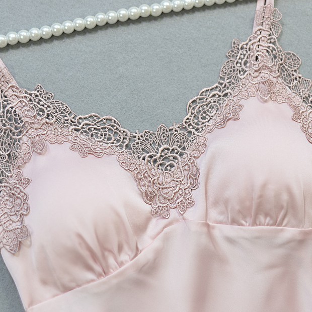 Váy ngủ sexy lụa hai dây cao cấp phối ren🔥FREESHIP 50K 🔥TẶNG mút đệm ngực 3sz 40 tới 65kg đồ ngủ bầu sexy  hot giá rẻ | BigBuy360 - bigbuy360.vn