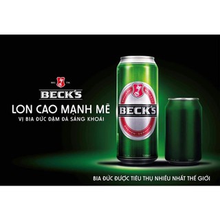 Bia Đức: Beck's xanh lon 500ml