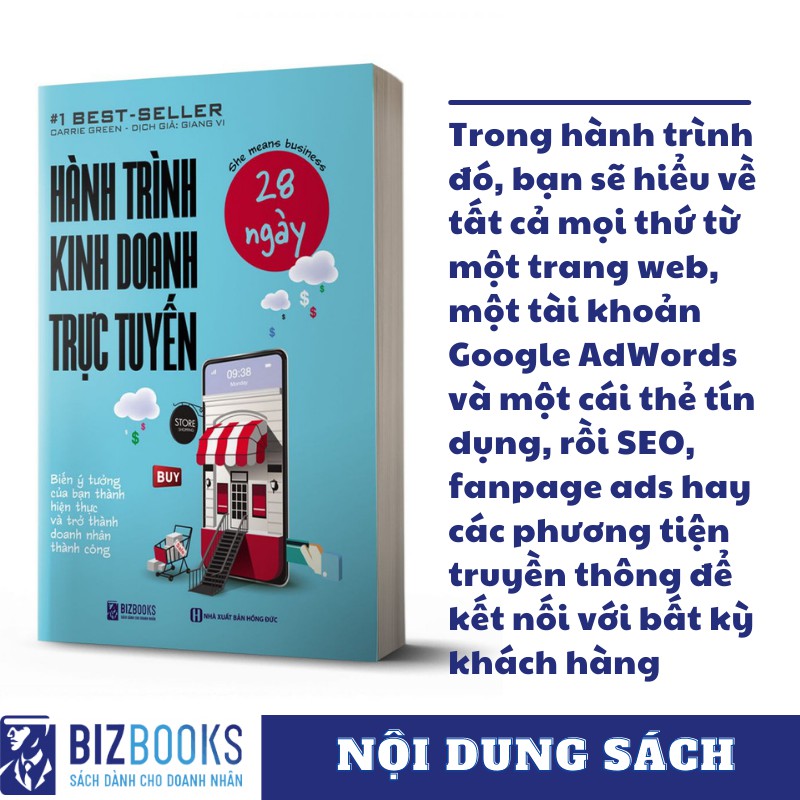 Sách - BIZBOOKS - Hành Trình Kinh Doanh Trực Tuyến 28 Ngày - 1 BEST SELLER | BigBuy360 - bigbuy360.vn