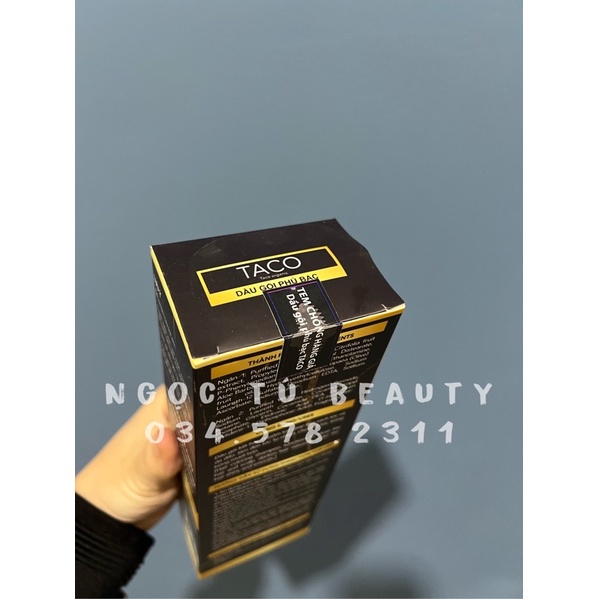 Dầu Gội Nhuộm Đen Thảo Dược TACO Black Hair 200ml - Gội Là Đen Chỉ Với 10 Phút