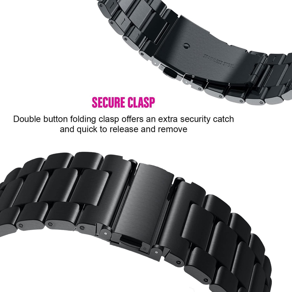 Dây Đeo Kim Loại 20 22 26mm Tháo Gỡ Nhanh Cho Đồng Hồ Thông Minh Garmin Fenix 7 7S 7X 6 6X Pro 5 5X Forerunner 935 945