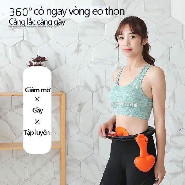 Vòng lắc eo thông minh đếm số, đốt cháy calo cho chị em