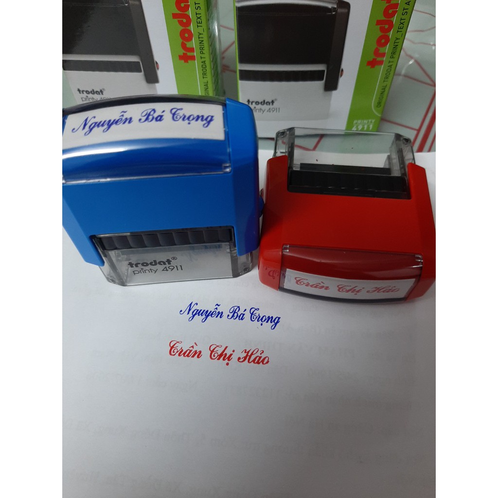 Khắc dấu tên theo yêu cầu