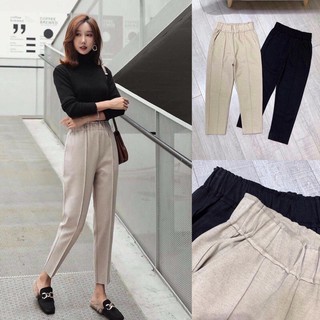 [Hot] Quần baggy dạ gân