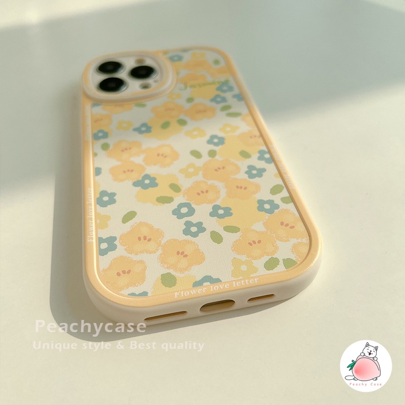 Ốp Điện Thoại TPU Mềm Nhám Chống Sốc Hình Hoa Nhài Vàng Thời Trang Cho iPhone 13 Mini 12 Pro Max 11 Xr Xs Max X 7 8 Plus 12Mini