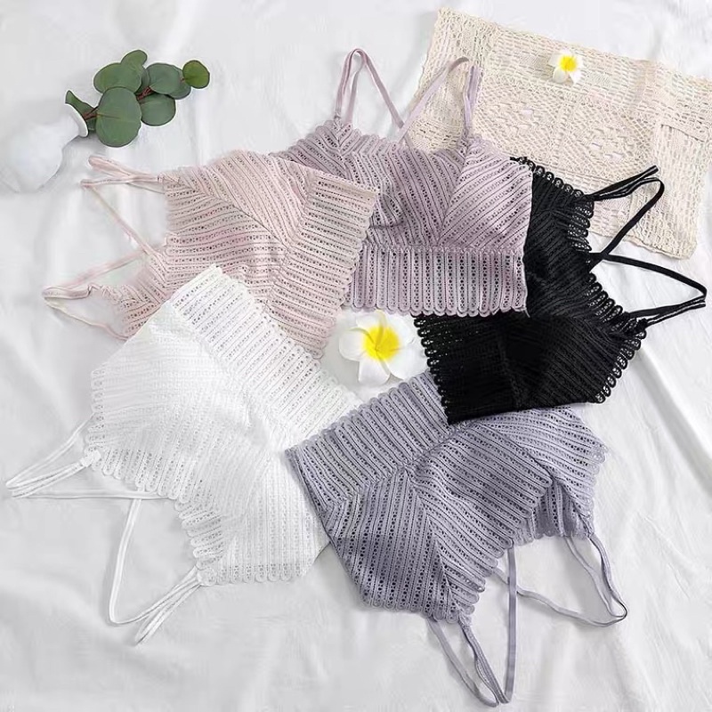 ÁO LÓT NỮ BRA REN QUAI CHÉO CHẤT MỀM ĐẸP