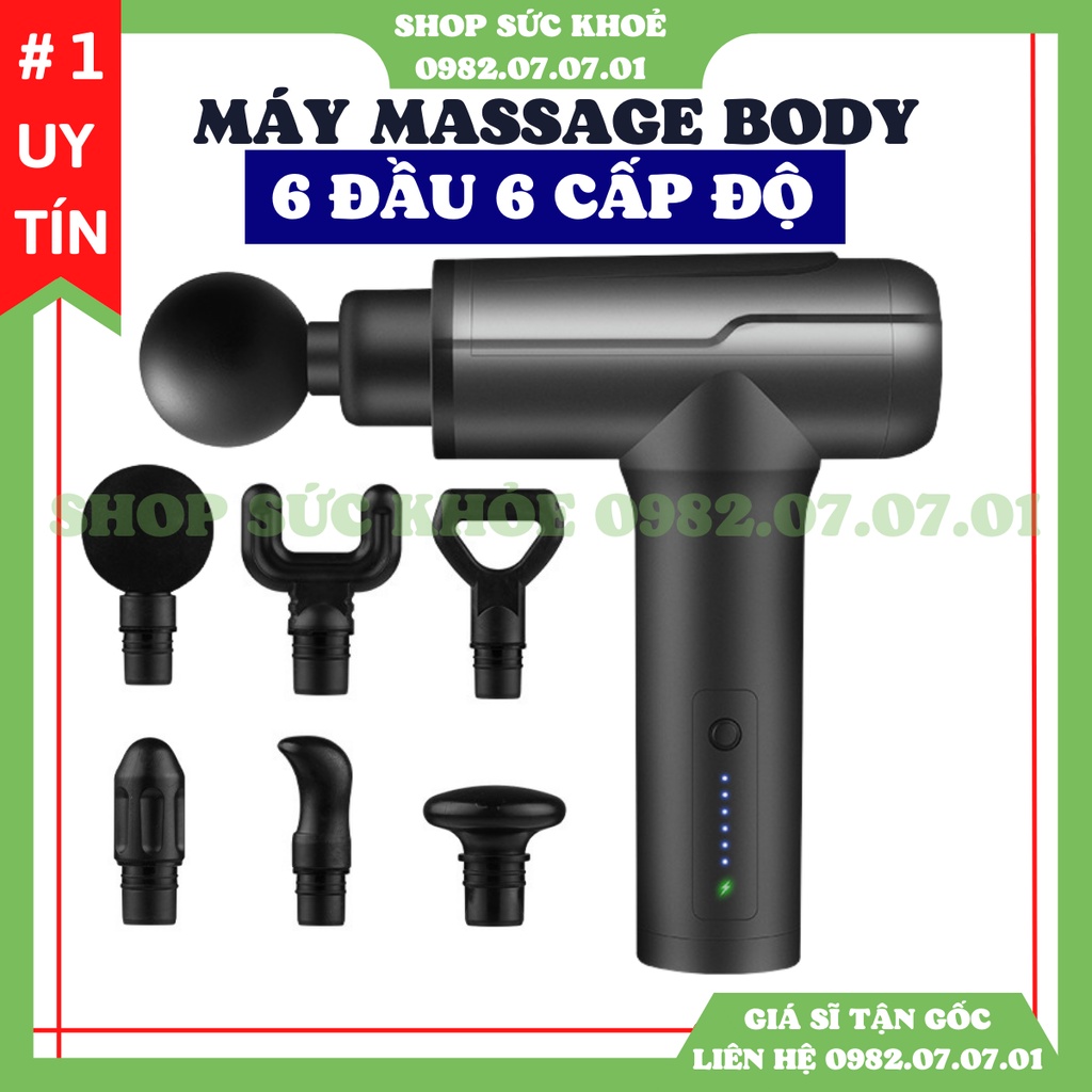 Máy Massage Cầm Tay Safiman 28 Chế Độ Đấm Lưng Trị Liệu Cổ Vai Gáy Mát Xa Cơ Thể, Sạc Điện USA Tiện Lợi, Máy Mát Xa Tốt