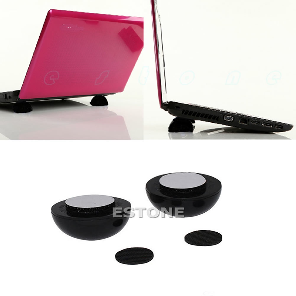 Bộ 2 Miếng Đệm Làm Mát Tản Nhiệt Chống Trượt Cho Laptop