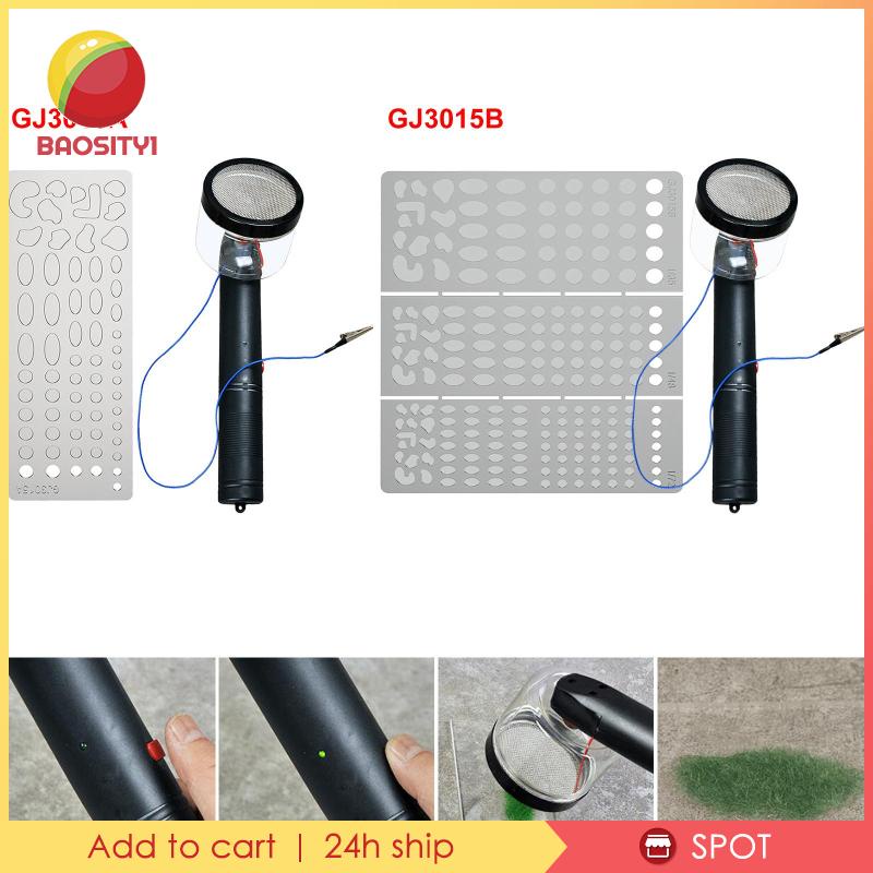 Dụng Cụ Phun Cỏ Tĩnh Điện DIY Để Trang Trí Mô Hình Đường Ray Xe Lửa Diorama