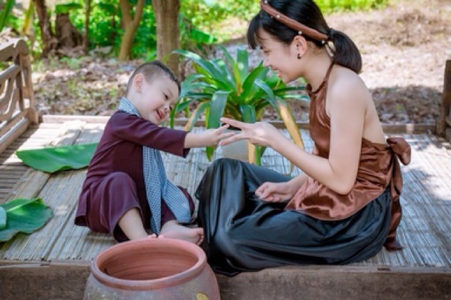 Bà ba bé trai đủ size tặng khăn rằn