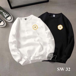 Áo sweater nam mữ logo hoa cúc có bigsize vải nỉ bông dày mịn