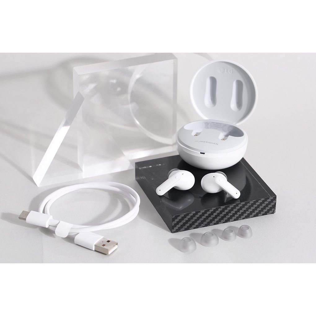 Tai nghe Bluetooth TWS Nhét tai LG TONE-FP5 Chống nước IPX4 Chính hãng BH 12 tháng - Pin 22 giờ có hộp sạc