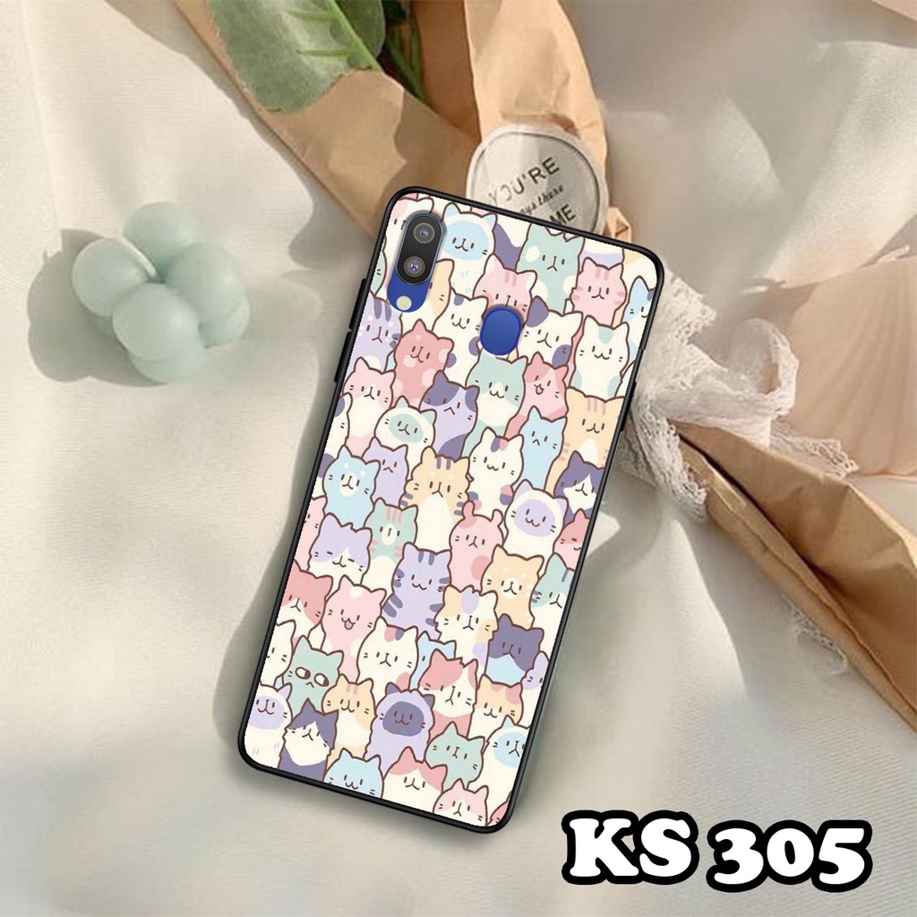 Ốp lưng Samsung M10 - Samsung M20 - Samsung M21 - Ốp in hình LoveCat - Chất liệu TPU siêu bền