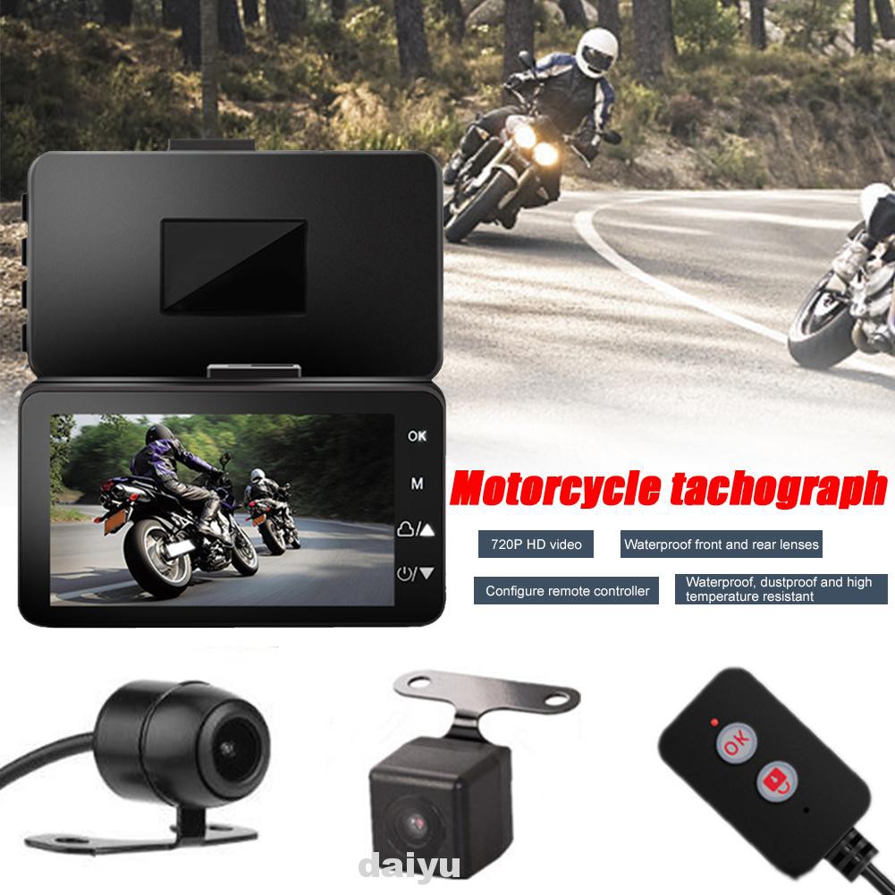 Camera Trước Sau Cho Xe Máy Kích Thước 3 Inch