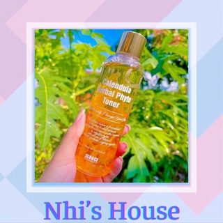 Toner nâng tone da hoa cúc tươi calendula herbal phyto sno 200ml