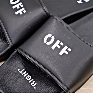 Dép Off White logo printed slides ss20