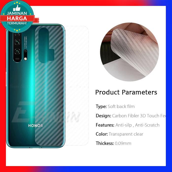 Miếng Dán Sợi Carbon Chống Trầy Cho Mặt Sau Điện Thoại Samsung J7 Prime