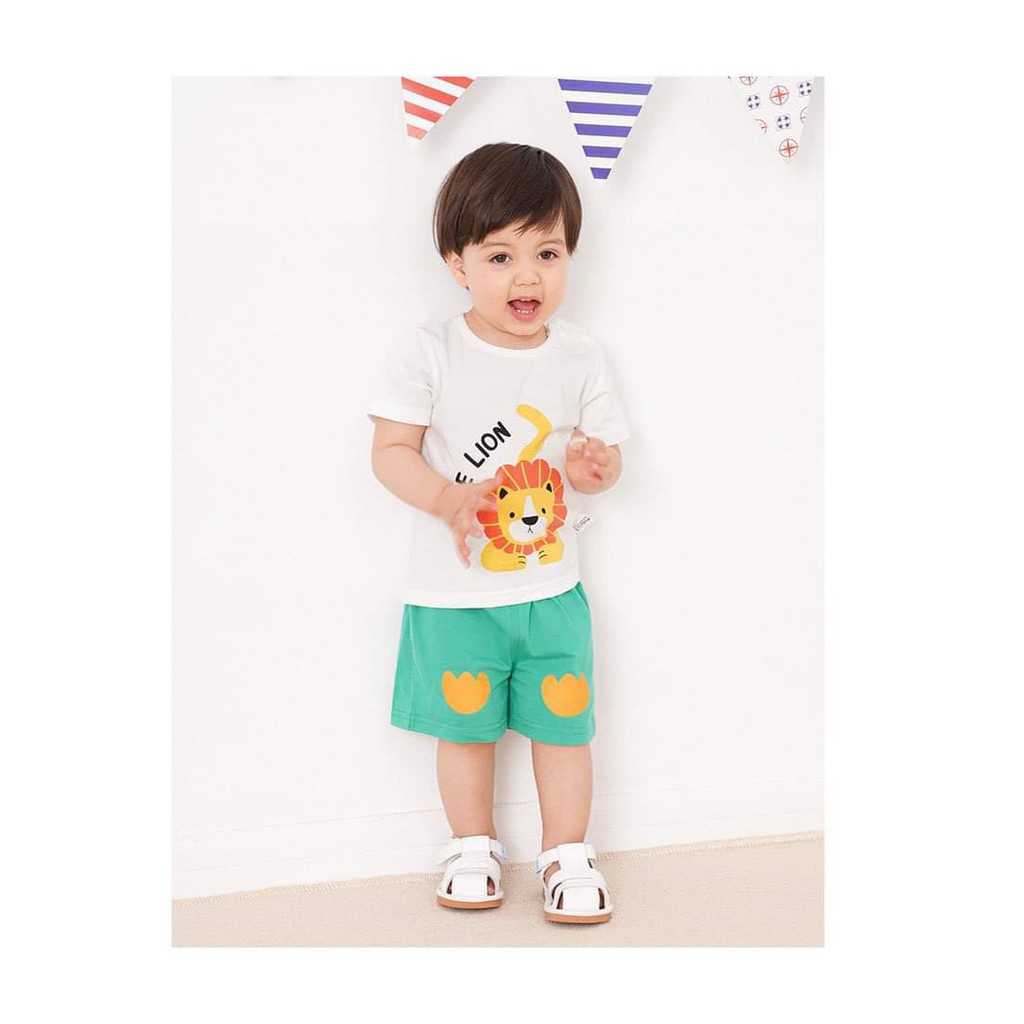 [4 MÀU] Bộ Cộc Tay Minky Mom COTTON 100% In Hình Động Vật Đáng Yêu Cho Bé Namkidshop (QATE305)