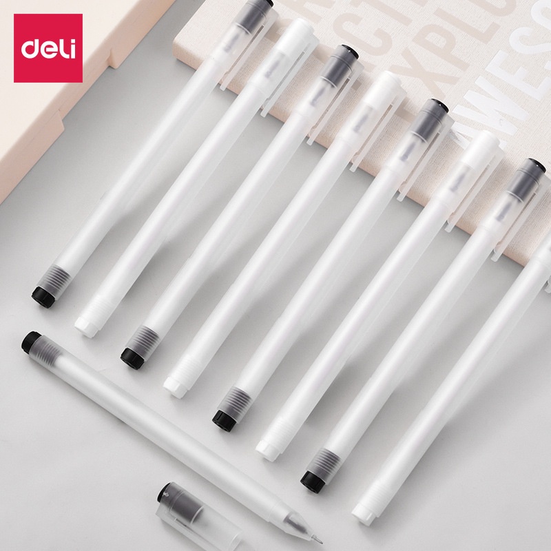 Bút Mực Gel Ngòi 0.5MM Màu Đen Trong Suốt