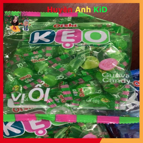 Gói 90g Kẹo Oishi Vị Ổi Vải Chanh Me Bạc Hà  Ngon Ngọt