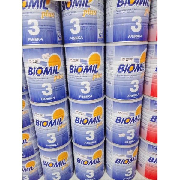 Sữa Biomil 3(800g) chính hãng có mã số đáy lon