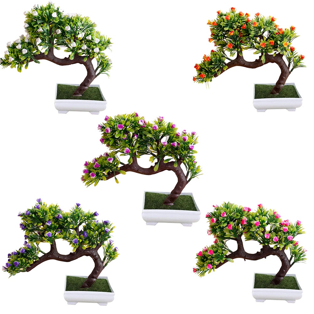 Chậu cây cảnh nhân tạo dành cho trang trí sân vườn ban công tiệc cưới