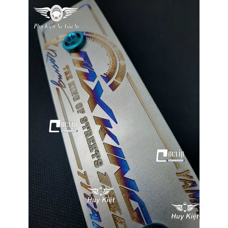 [Giá Hủy Diệt] - (3685) - Bảng Tên MX King Titan (Mẫu Titan Khò) Kèm 2 Ốc Titan Thật GR5