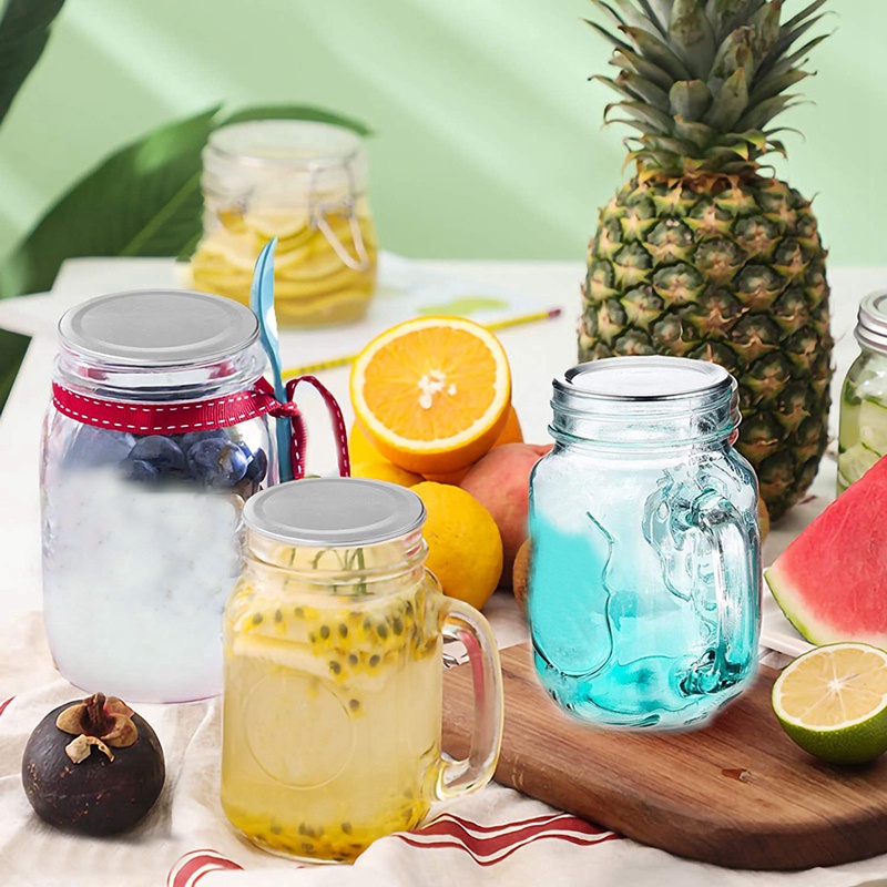 Set 50 Nắp Đậy Hũ 86Mm Bằng Silicone Chống Rò Rỉ Có Thể Tái Sử Dụng