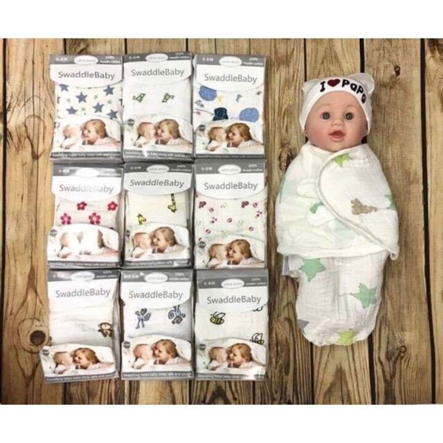 Ủ kén xô aden and anais Swaddlebaby cho bé trai/gái