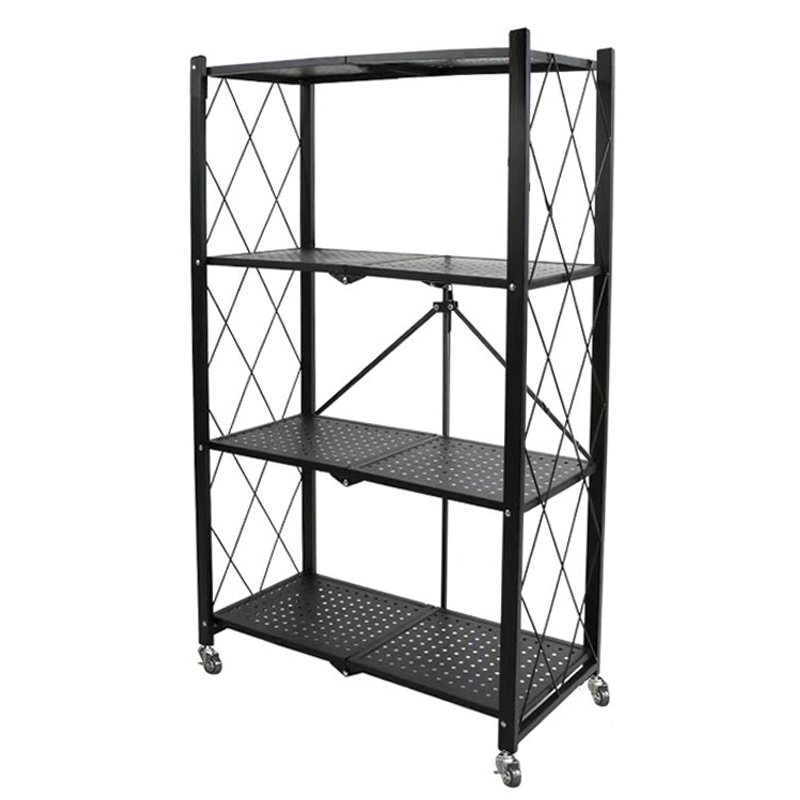 Kệ Để Đồ Nhà Bếp Gấp Gọn 3 ,4 ,5 Tầng Để Đồ Trang Trí, Để Lò Vi Sóng Bằng Thép Sơn Tĩnh Điện