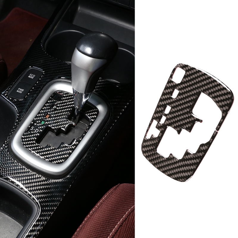 Khung Viền Bảng Điều Khiển Cần Số Bằng Sợi carbon Trang Trí Nội Thất Xe Hơi toyota hilux 2015-2021