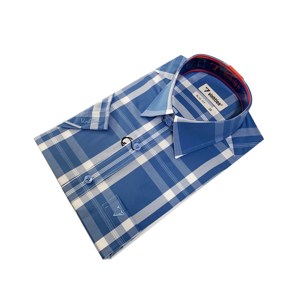 Áo Sơ Mi Ngắn Tay Bamboo SlimFit Vĩnh Tiến G286 | BigBuy360 - bigbuy360.vn