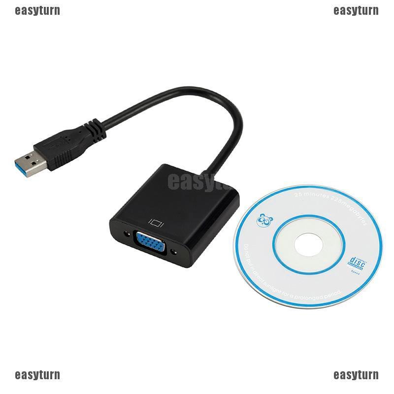 Cáp chuyển đổi USB 3.0 sang HDMI Audio Video cho máy tính Windows 7/8/10 1080P