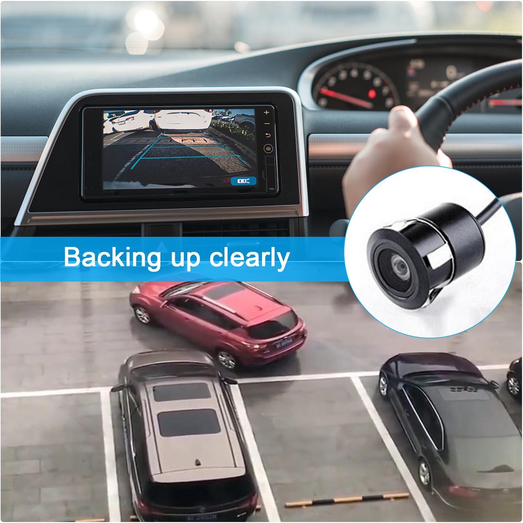 Camera Quan Sát Phía Sau Góc Rộng 170 Độ Có Thể Tháo Rời Cho Xe Hơi