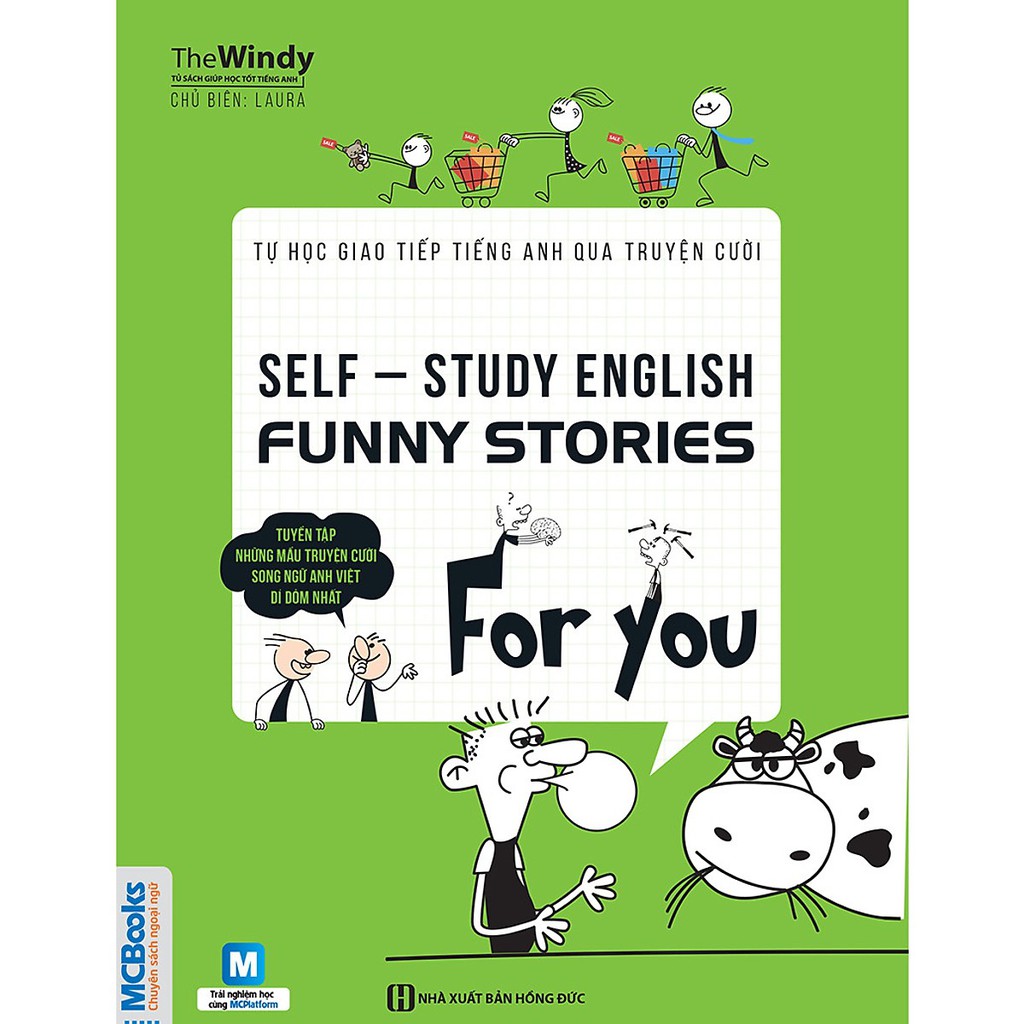 Sách - Self Study English Funny Stories For You - Tự Học Giao Tiếp Tiếng Anh Qua Truyện Cười