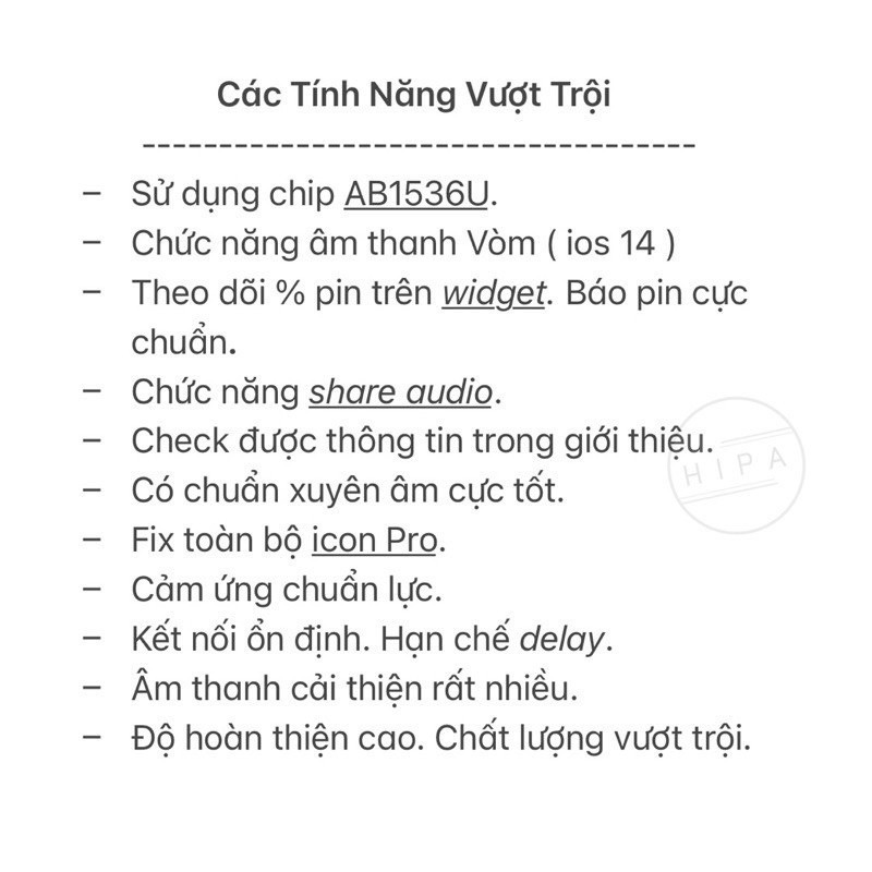 [ Chip AB1536U Hồng Ngoại ] Tai Nghe Bluetooth TWS Pro Xuyên Âm - Chống Ồn - Âm Thanh Vòm