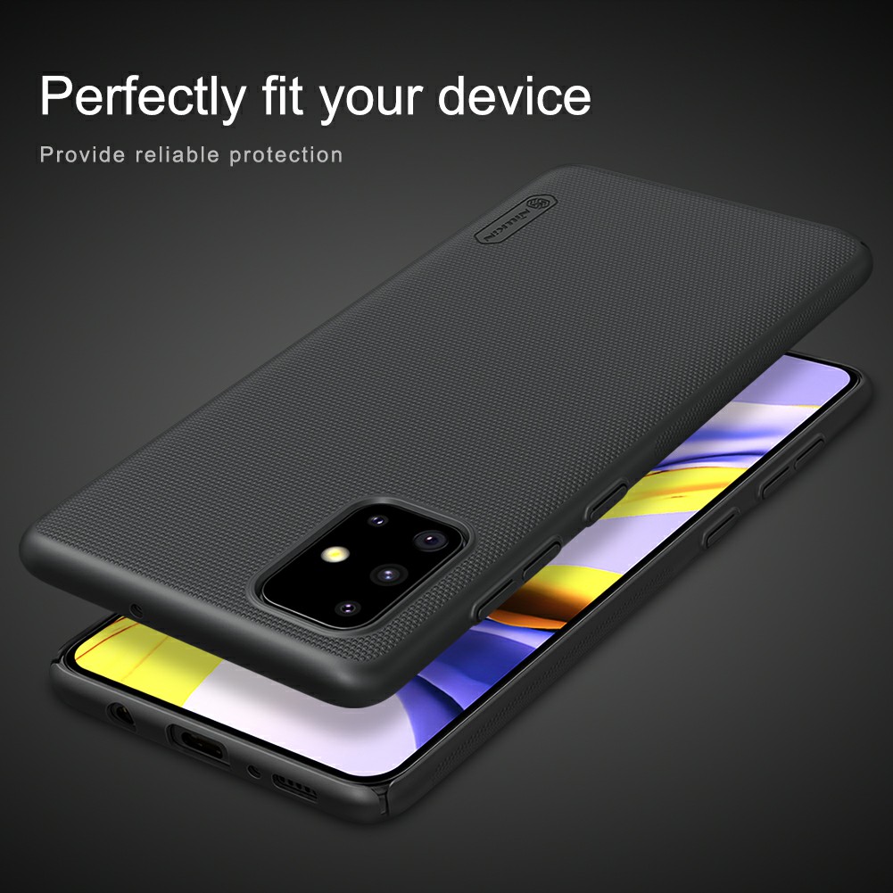 Ốp lưng Samsung Galaxy A71Nillkin nhựa sần chống mồ hôi chống sốc siêu bền ( check code )