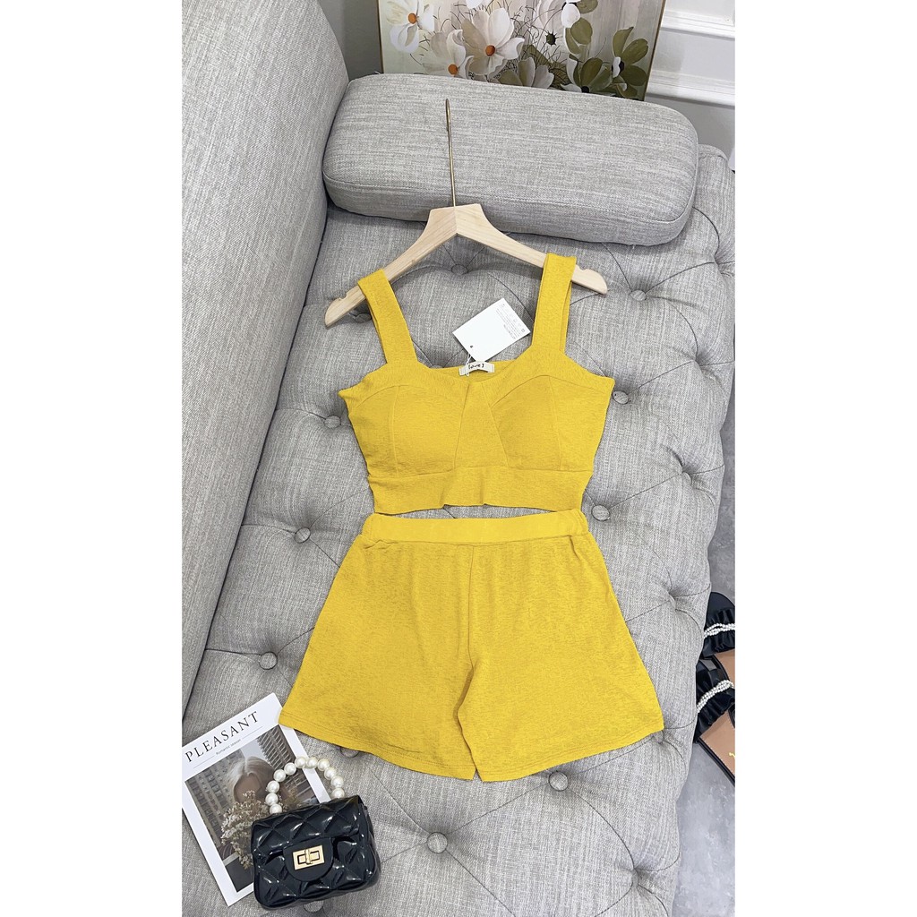 set bikini hai mảnh zara vàng, bikini vàng chanh, đồ bơi zara. bộ đồ bơi | BigBuy360 - bigbuy360.vn