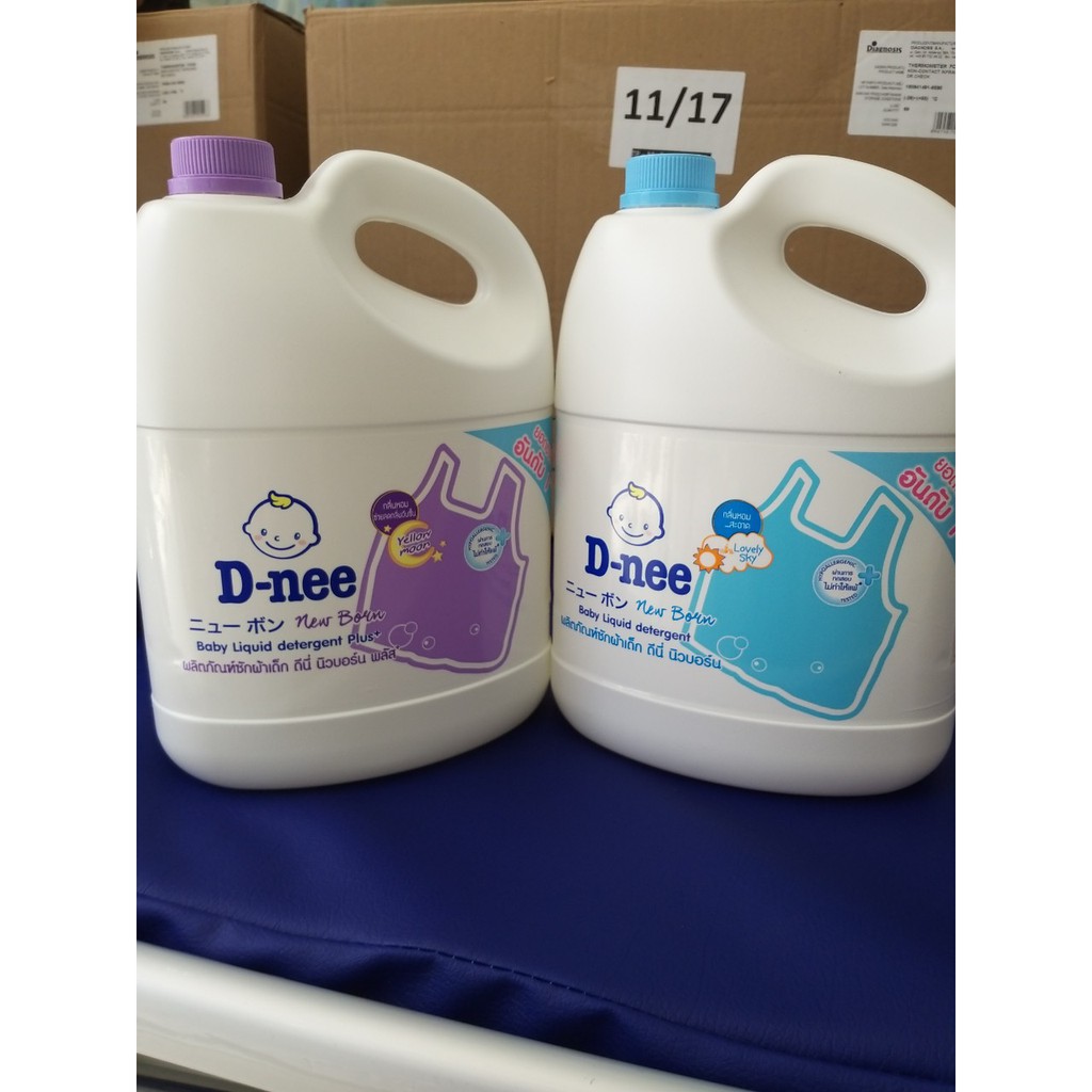 Dung Dịch Giặt Quần Áo Cho Bé D-Nee - Chai 3000ml (Tím)