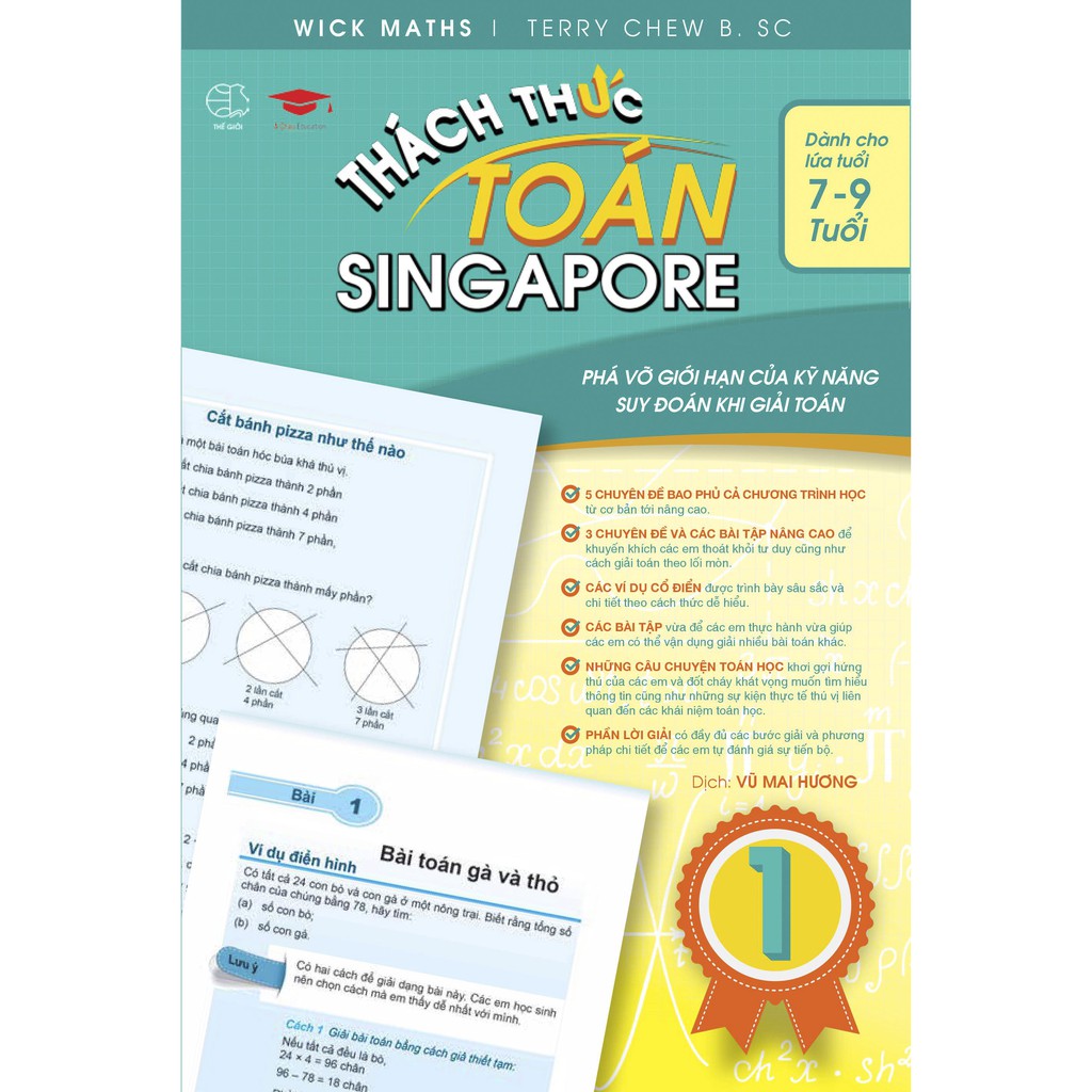 Sách Thách Thức Toán Singapore 1 (7 - 9 tuổi)