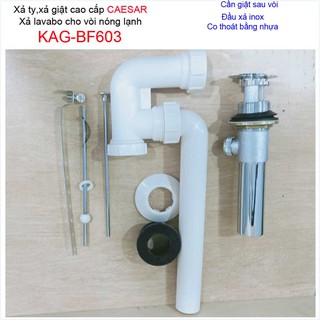 VẢ LAVABO CHO VÒI NÓNG LẠNH CAESAR KAG-BF603