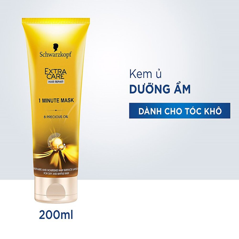 Kem Ủ Tóc Schwarzkopf Extra Care 8 Precious Oil Dưỡng Ẩm Mái Tóc 200ml