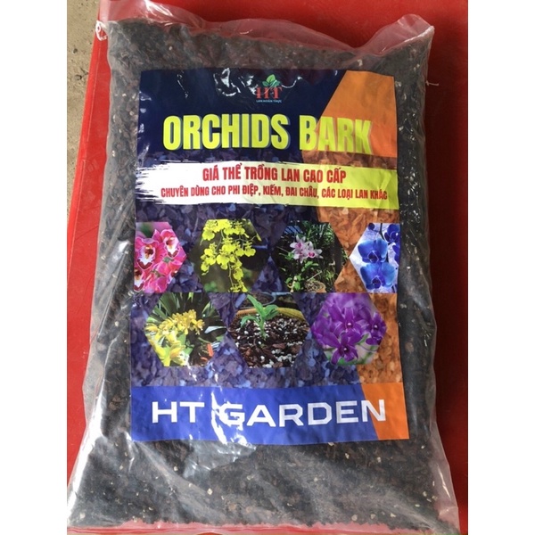 Giá thể trộn sẵn trồng Lan túi 5kg