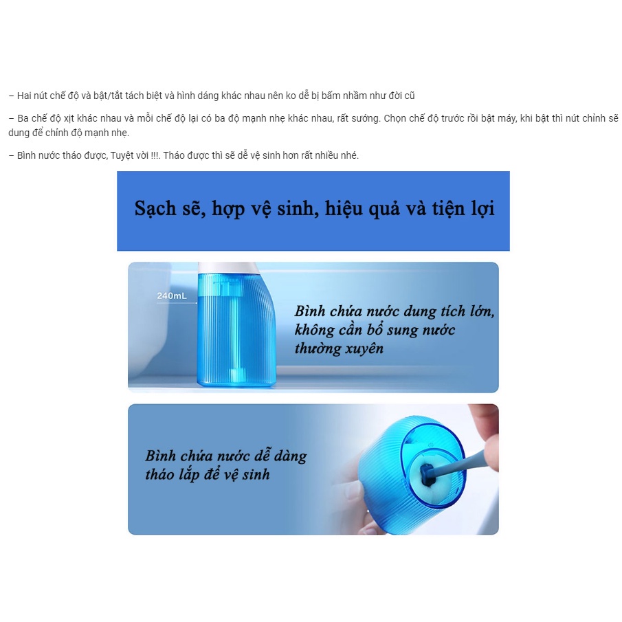 Máy tăm nước Xiaomi soocas W3 PRO