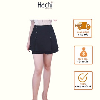 🌺🌺SALE SẬP SÀN🌺🌺 Quần Giả Váy Phối Cúc 2 Tầng Hàng Cao Cấp Hachidesigns