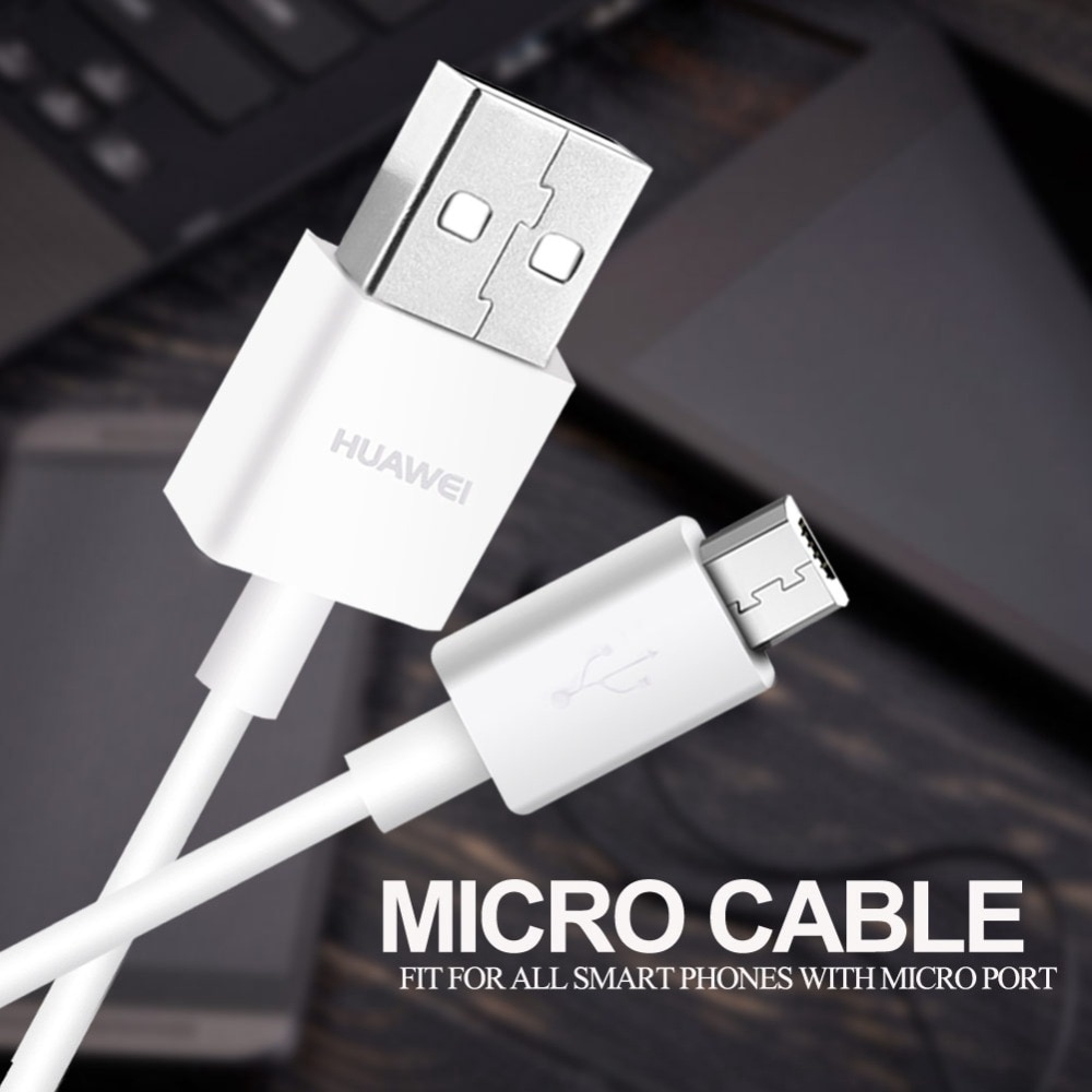 Dây cáp sạc truyền dữ liệu nhanh 2A Micro Usb chính hãng cho Huawei P7 P8/P9 Lite/P10 Mate 7 8 S Honor 6X Nova 3i