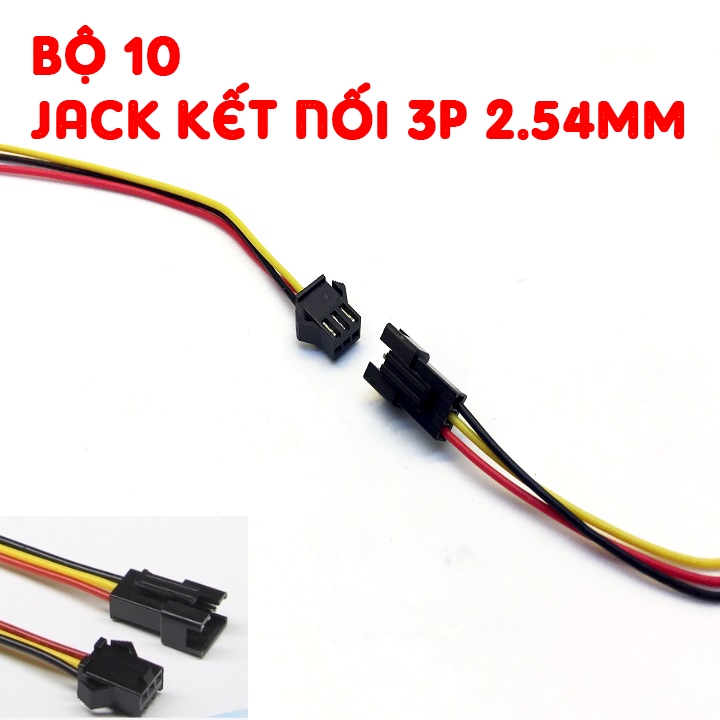 Jack kết nối 3P 10 Bộ Dây Kết Nối - Linh kiện điện tử